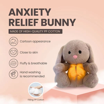 Cute Breathing Relief Bunny Soothing Baby Plushie