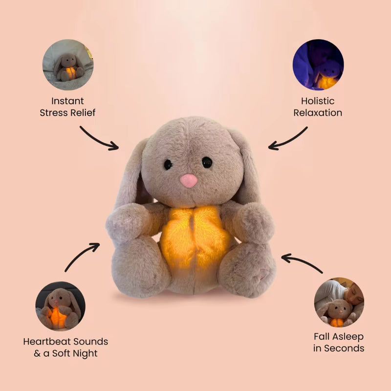 Cute Breathing Relief Bunny Soothing Baby Plushie