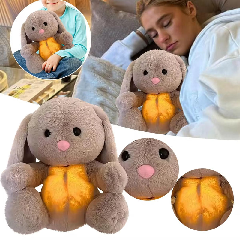 Cute Breathing Relief Bunny Soothing Baby Plushie